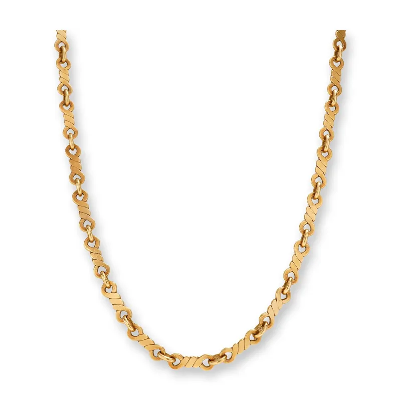 Cartier 18K Gold Infinity Link Chain Necklace, circa 1969 from auction in Hollywood, Florida — image 5