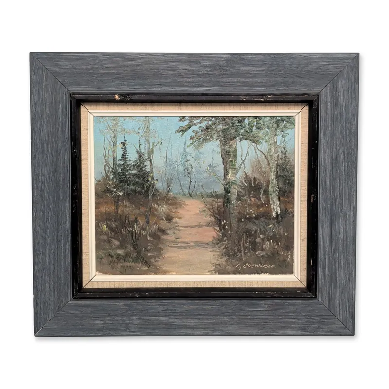 Leif Enevoldsen (Danish, b. 1935), Atmospheric Landscape from auction in Hollywood, Florida — image 35