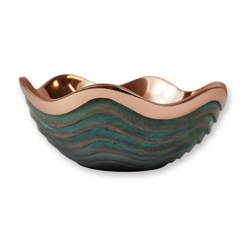 Lisa Smith for Nambe Copper Canyon Mini Bowl, Model MT0228 from auction in Hollywood, Florida — image 12