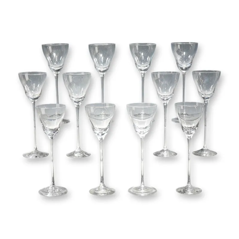 12pc Rosenthal Romance II Crystal Cordial Set from auction in Hollywood, Florida — image 9