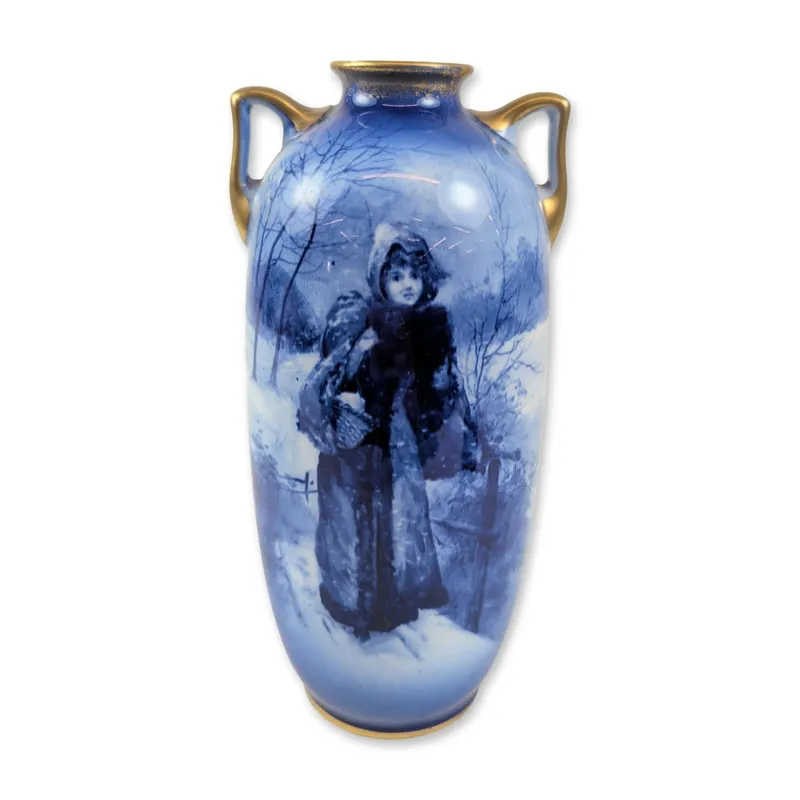 Royal Doulton Blue Children Series Porcelain Vase from auction in Hollywood, Florida — image 11