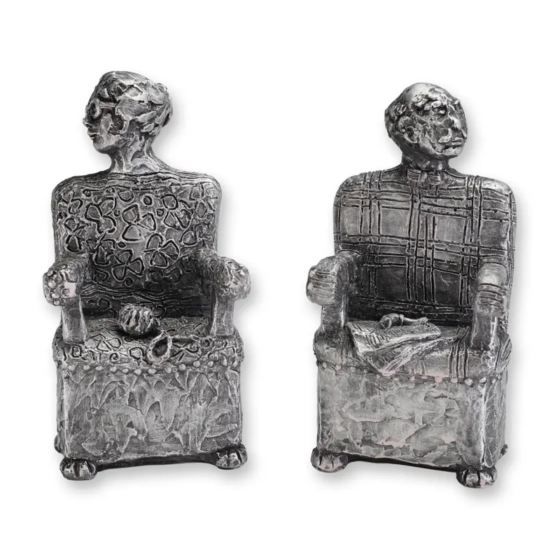 Austin Productions Brutalist Style Durastone Bookends from auction in Hollywood, Florida — image 26