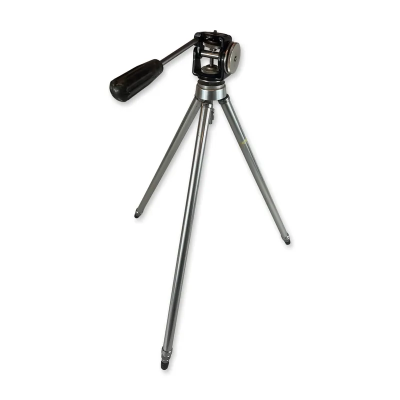 Vintage Aluminum Pan-and-Tilt Camera Tripod from auction in Hollywood, Florida — image 32