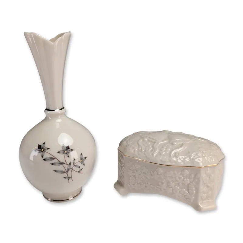 2pc Lenox Porcelain Vase and Musical Box from auction in Hollywood, Florida — image 38