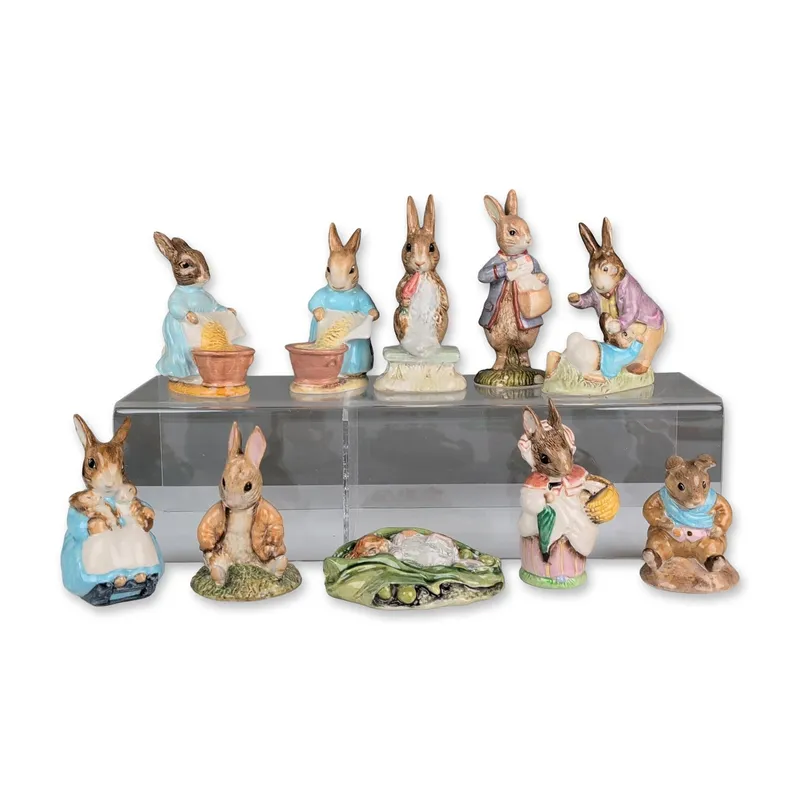 10pc Collection of Beswick Beatrix Potter Figurines from auction in Hollywood, Florida — image 8