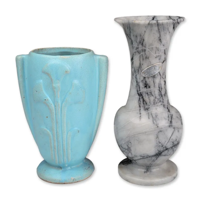 Two Ceramic and Marble Vases from auction in Hollywood, Florida — image 46