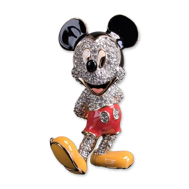 Arribas Brothers Jeweled Disney Mickey Mouse Swarovski Crystal Figurine w/ COA from auction in Hollywood, Florida — image 16