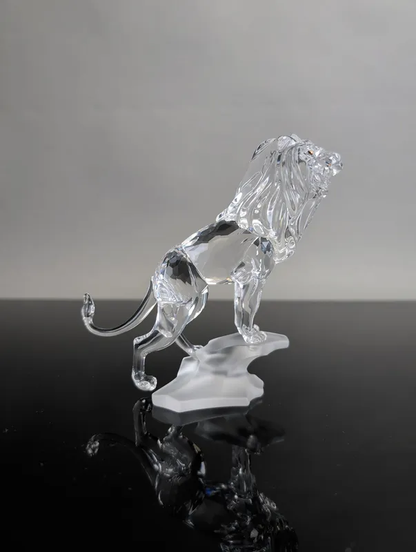 Swarovski Crystal Lion Standing on a Rock Figurine from auction in Hollywood, Florida — image 20