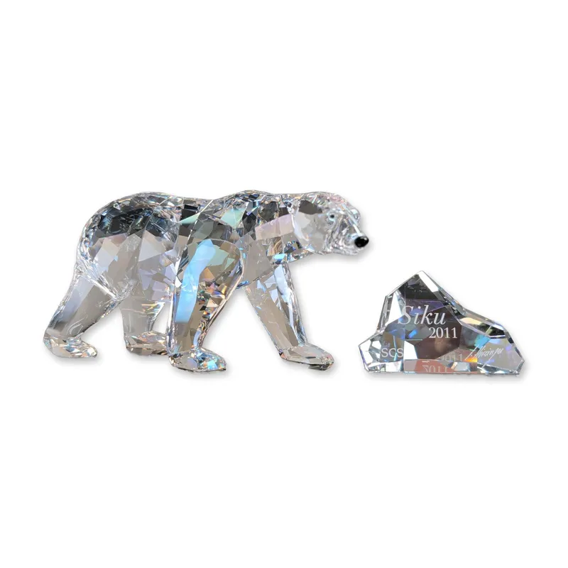 Swarovski 2011 SCS Crystal Siku Polar Bear w/ Plaque & COA from auction in Hollywood, Florida — image 18