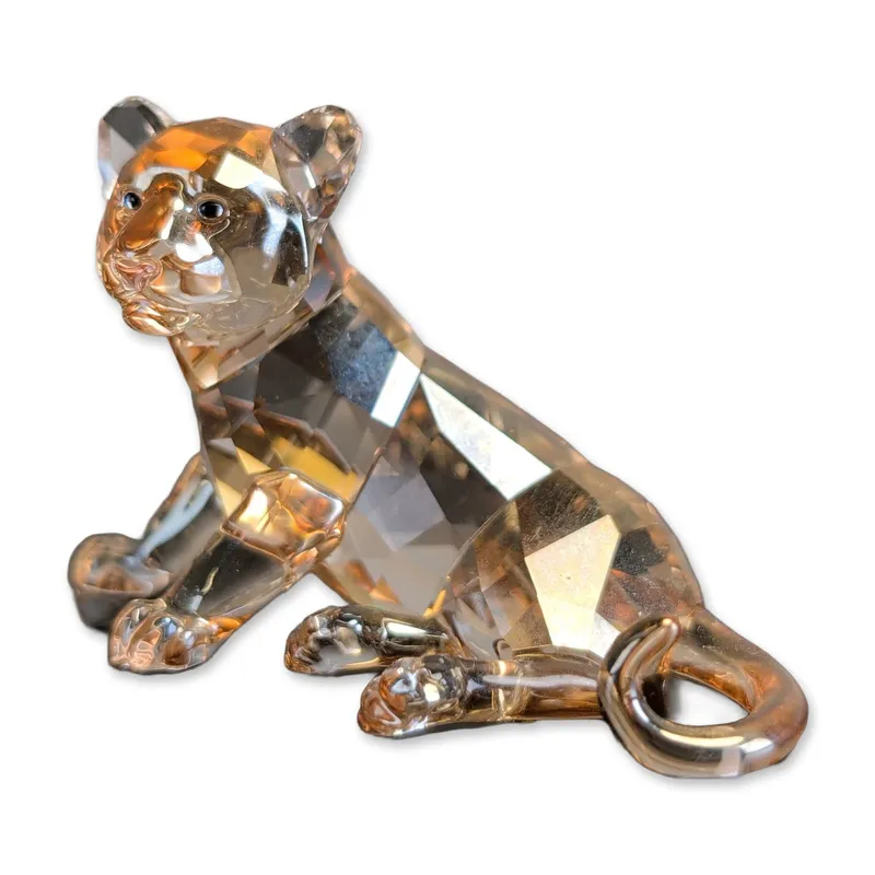 Swarovski SCS 2010 Crystal Tiger Cub Sitting Figurine from auction in Hollywood, Florida — image 21