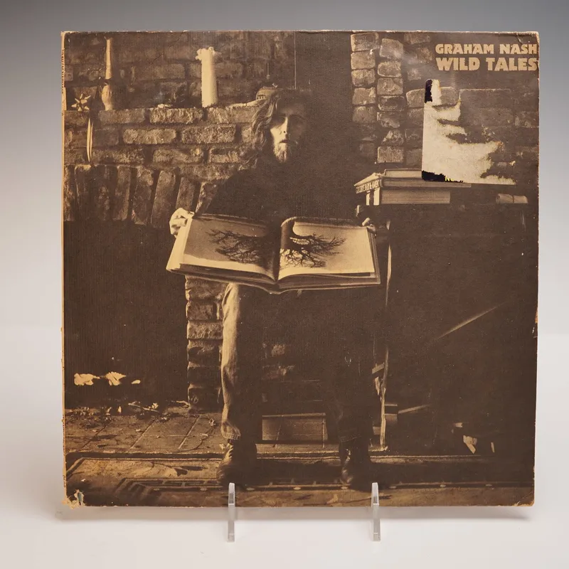 Graham Nash, Wild Tales LP Record, Atlantic Records from auction in Hollywood, Florida — image 10