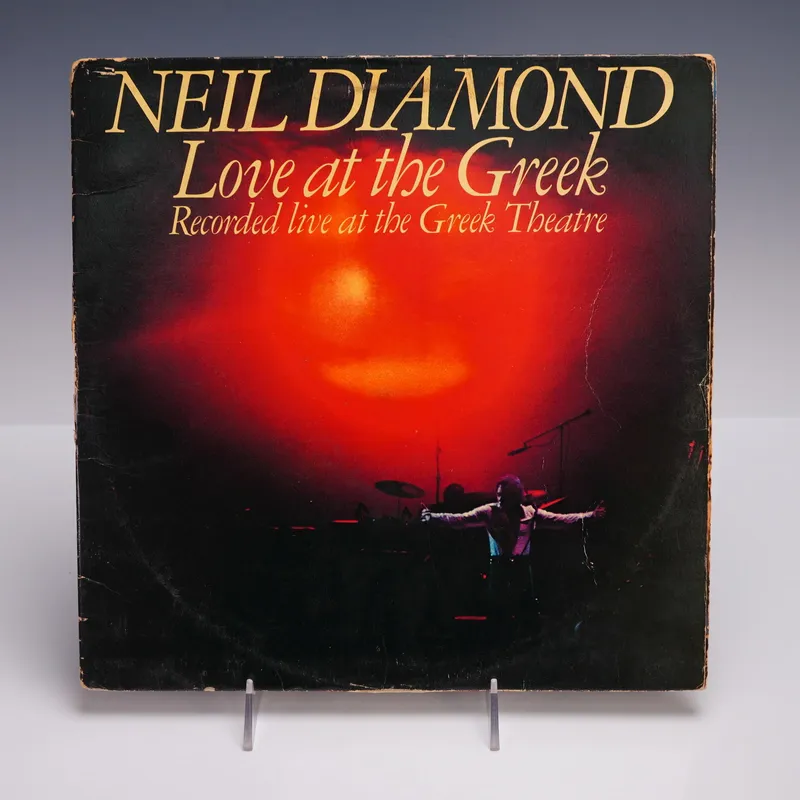 Columbia Records Neil Diamond Vintage Vinyl Record, Love At The Greek from auction in Hollywood, Florida — image 40