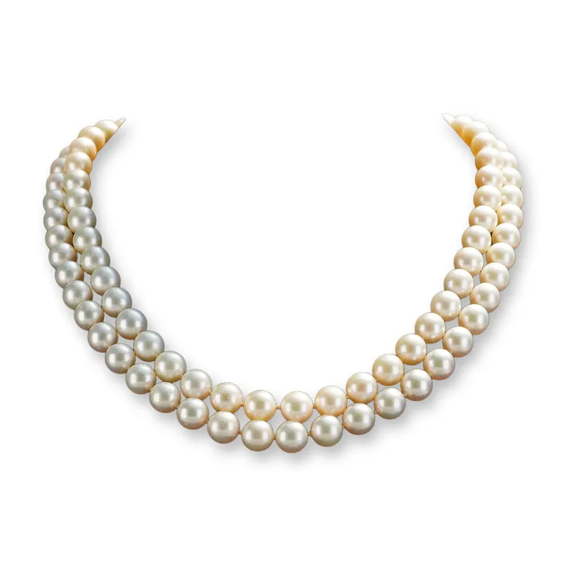 14K Yellow Gold Diamond Pearl Necklace from auction in Hollywood, Florida — image 22