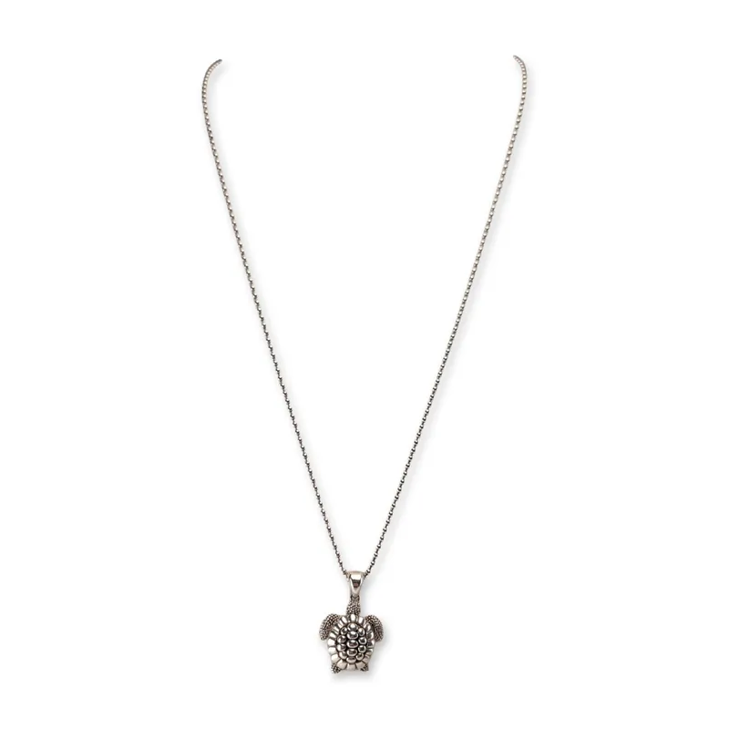 Lagos Sterling Silver Turtle Pendant Necklace, Rare Wonders Series from auction in Hollywood, Florida — image 25