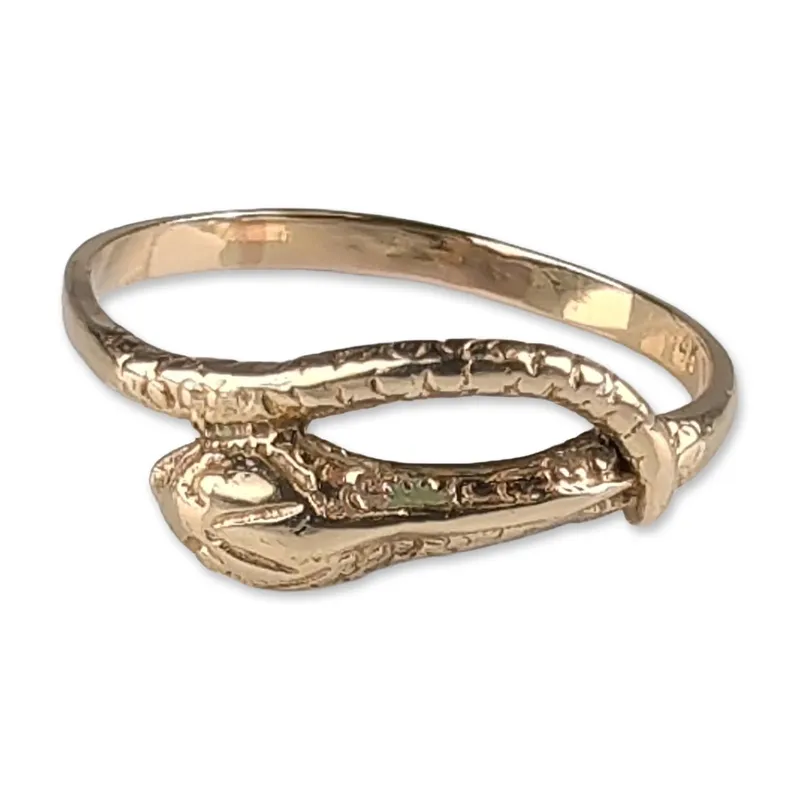 14K Yellow Gold Serpent Bypass Ring from auction in Hollywood, Florida — image 35