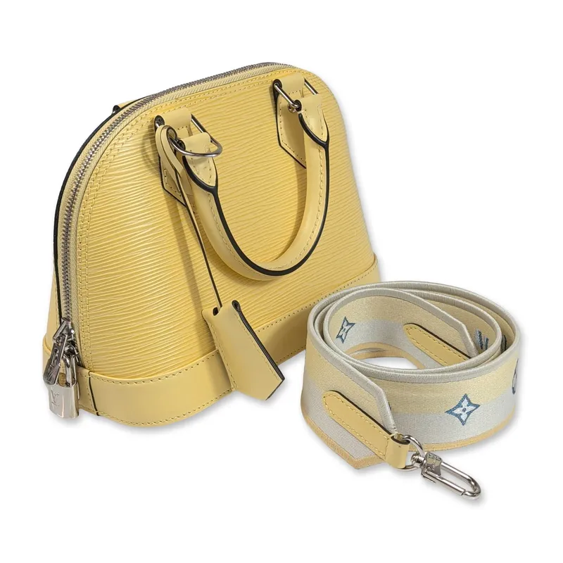 Louis Vuitton Alma BB Epi Leather Handbag from auction in Hollywood, Florida — image 45