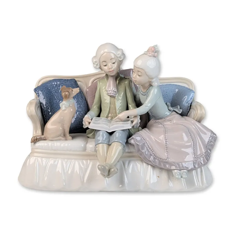 Lladro Porcelain Figurine, Storytime 01005229 from auction in Hollywood, Florida — image 33