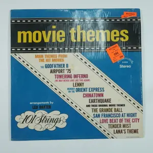 Movie Themes Vintage Vinyl LP, 101 Strings, Arranged by Les Baxter