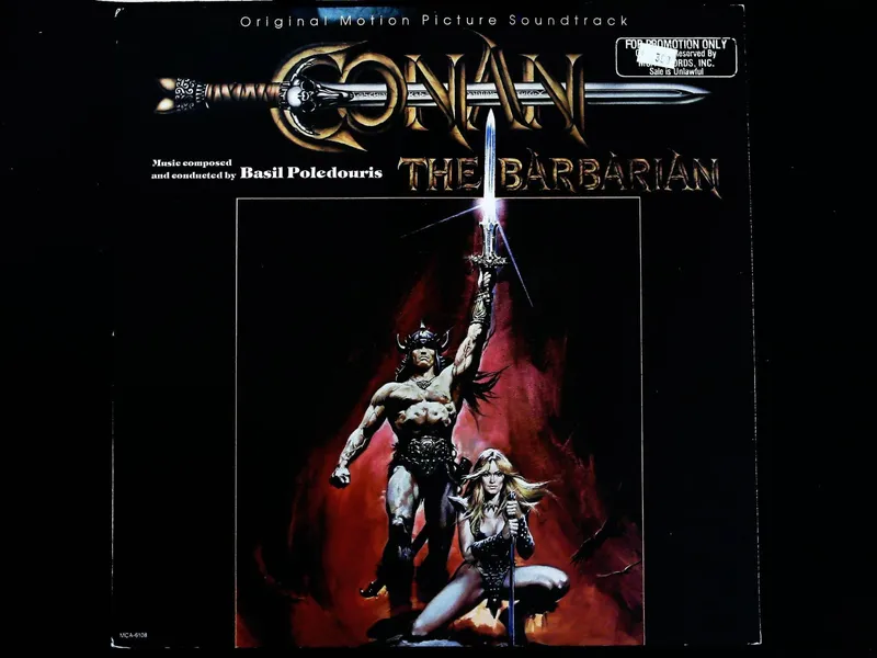 Basil Poledouris Conan The Barbarian Original Motion Picture Soundtrack Promo LP from auction in Hollywood, Florida — image 10