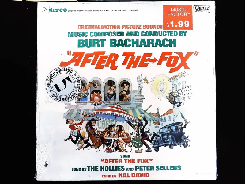 Burt Bacharach After The Fox Original Motion Picture Soundtrack Vinyl LP Sleeve from auction in Hollywood, Florida — image 20