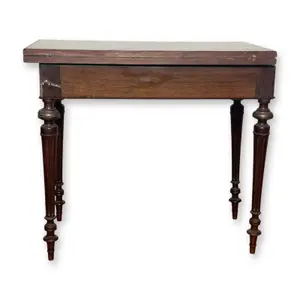 French Louis XVI Style Marquetry Games Table, 19th Century