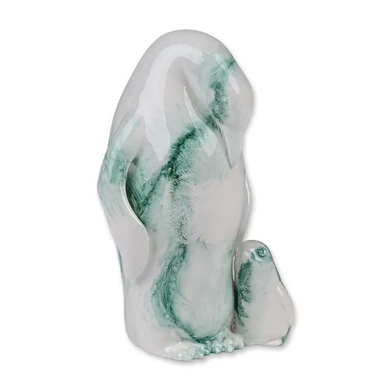Royal Doulton Prototype Chinese Jade Porcelain Penguin Figurine from auction in Hollywood, Florida — image 27