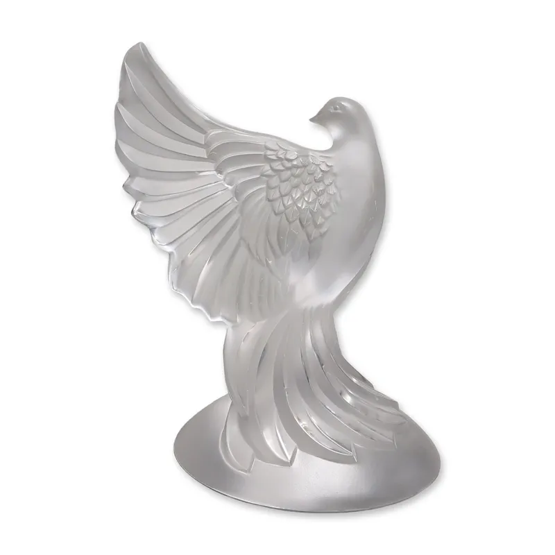 Lalique France Frosted Crystal Dea Dove Figurine from auction in Hollywood, Florida — image 22