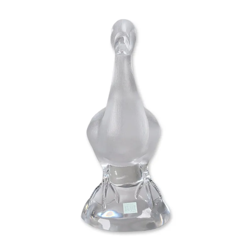 Lalique France Frosted and Clear Crystal Swan Figurine from auction in Hollywood, Florida — image 23