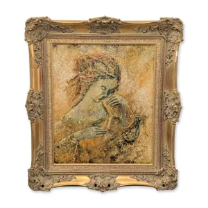 Mario Casini (Italian 20th-21st Century) Oil on Board, Portrait of a Woman, Signed