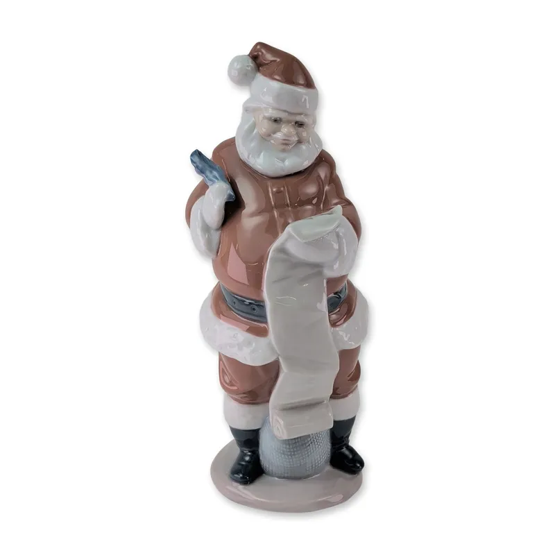 Lladro Santa Claus Porcelain Figurine Santas List 6657 from auction in Hollywood, Florida — image 28