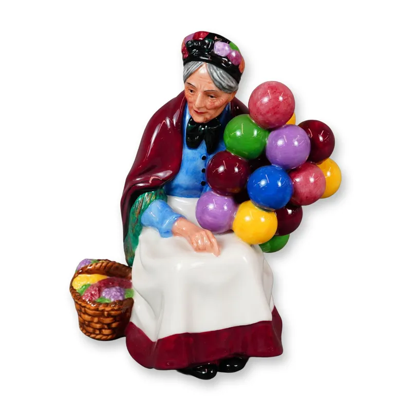 Royal Doulton Michael Doulton Exclusive 1999 Figurine, Old Balloon Seller HN3737 from auction in Hollywood, Florida — image 40