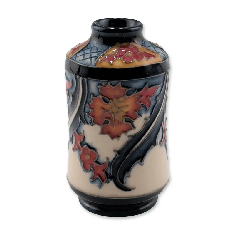 Moorcroft Pottery Miniature Floral Vase from auction in Hollywood, Florida — image 16