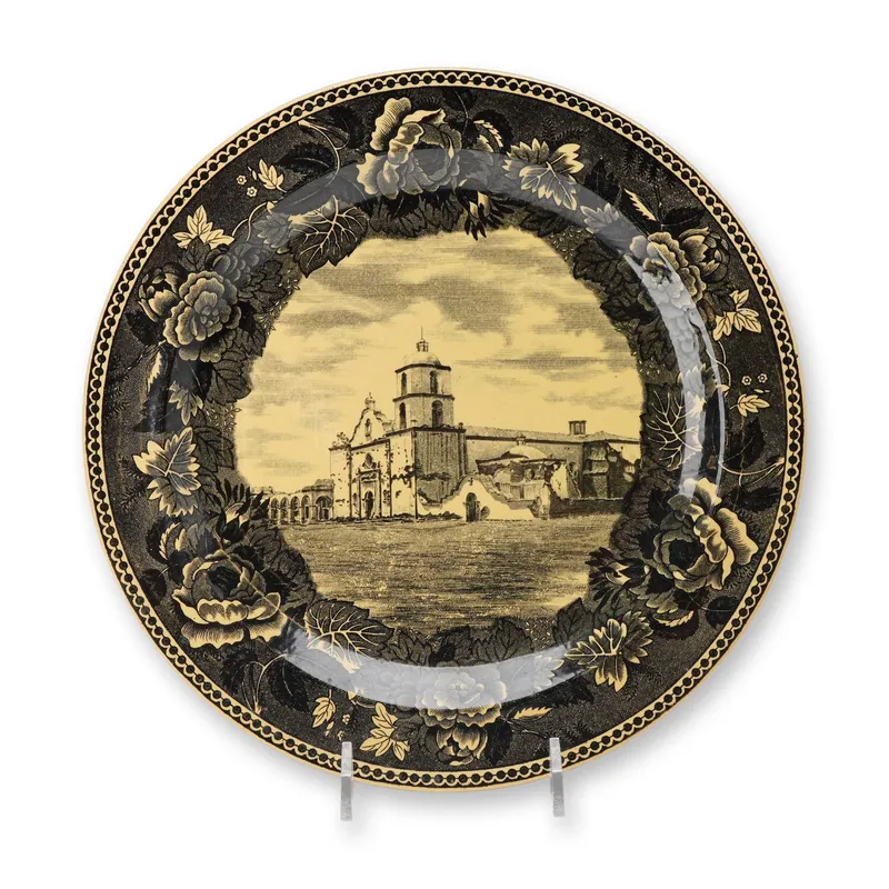 Wedgwood Creamware San Luis Rey de Francia Mission Plate from auction in Hollywood, Florida — image 33