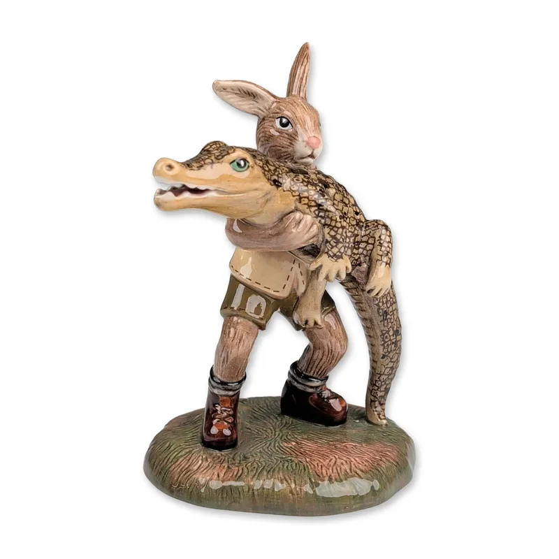 Royal Doulton Crocodile Hunter Bunnykins Figurine DB 513 from auction in Hollywood, Florida — image 8