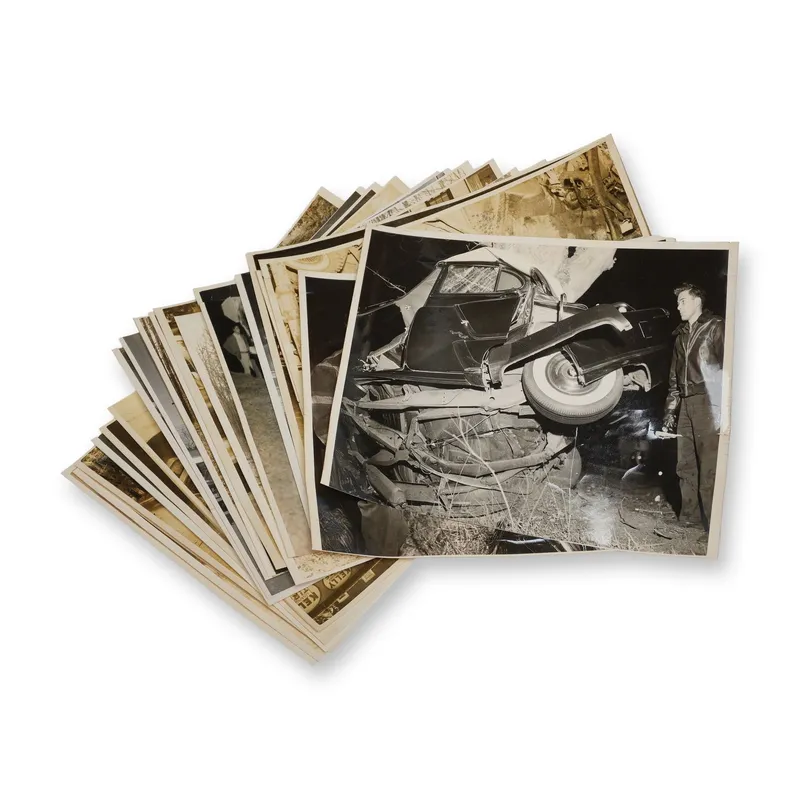 Lot of 20 Vintage Automotive Accident Photos, Middletown Police Dep't Forensic Views, & Period from auction in Hollywood, Florida — image 13