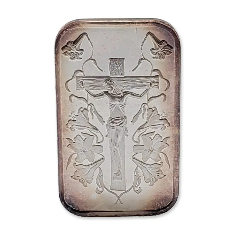 Jesus on the Cross 1oz .999 Fine Silver Bullion Uncirculated from auction in Hollywood, Florida — image 24