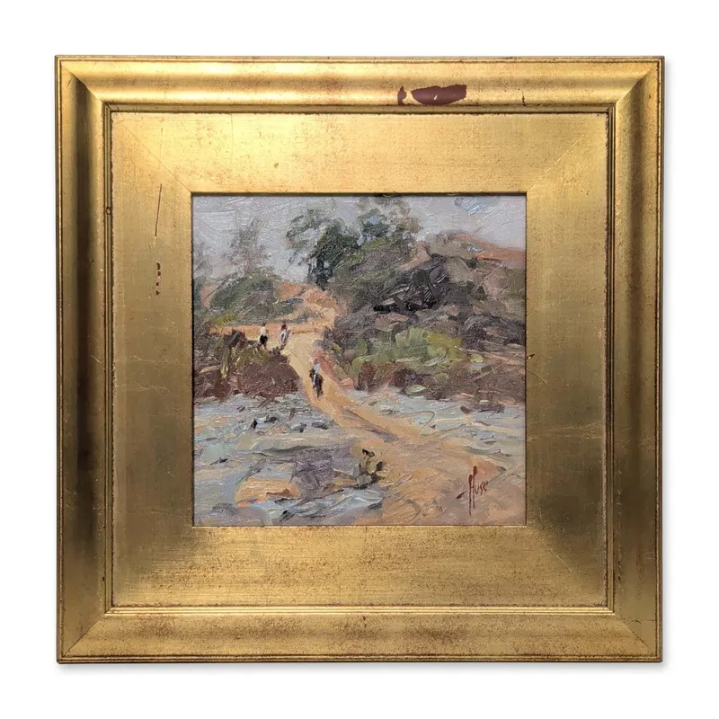 Debra Huse (American, b. 1950), Oil on Canvas, Impressionist Landscape, Signed from auction in Hollywood, Florida — image 8