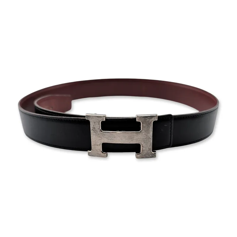 Hermes Reversible Leather Belt with H Buckle from auction in Hollywood, Florida — image 14