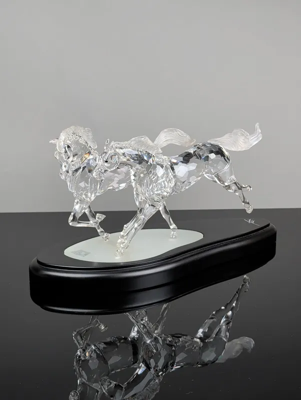 Swarovski Crystal 2001 Limited Edition Sculpture,  Wild Horses from auction in Hollywood, Florida — image 40