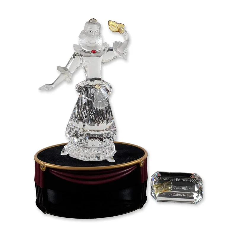 Swarovski SCS 2000 Annual Edition Columbine Crystal Figurine with Title Plaque and Base from auction in Hollywood, Florida — image 47