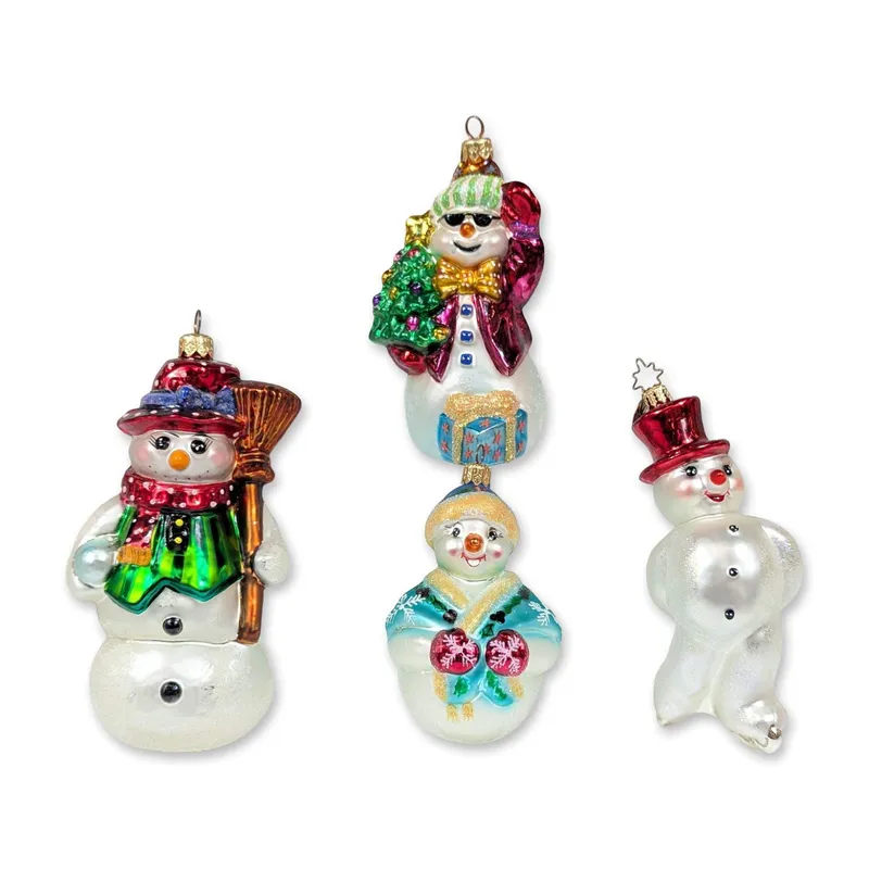 4pc Christopher Radko Snowman Ornaments from auction in Hollywood, Florida — image 12
