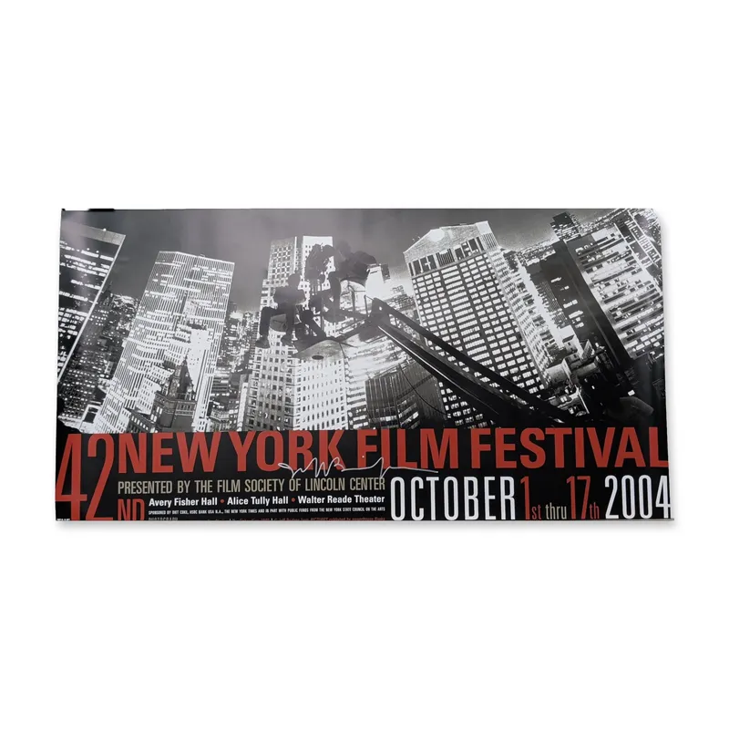 Jeff Bridges Signed 42nd New York Film Festival Poster from auction in Hollywood, Florida — image 4