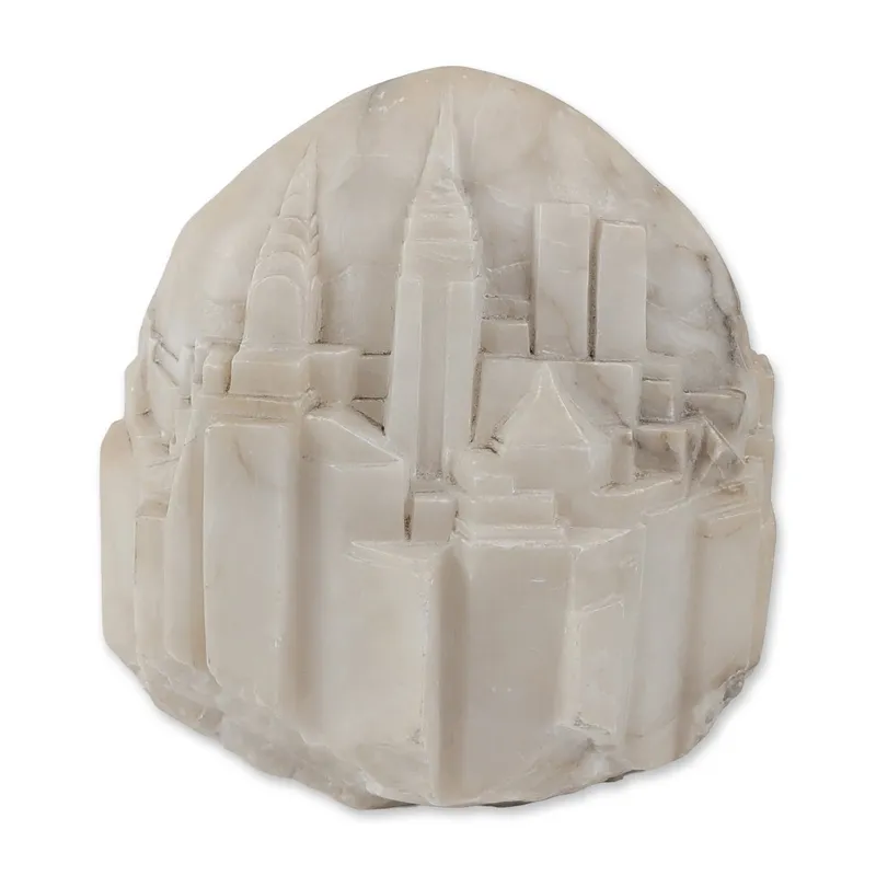 T. J. Martin NYC Marble Skyline Sculpture from auction in Hollywood, Florida — image 13