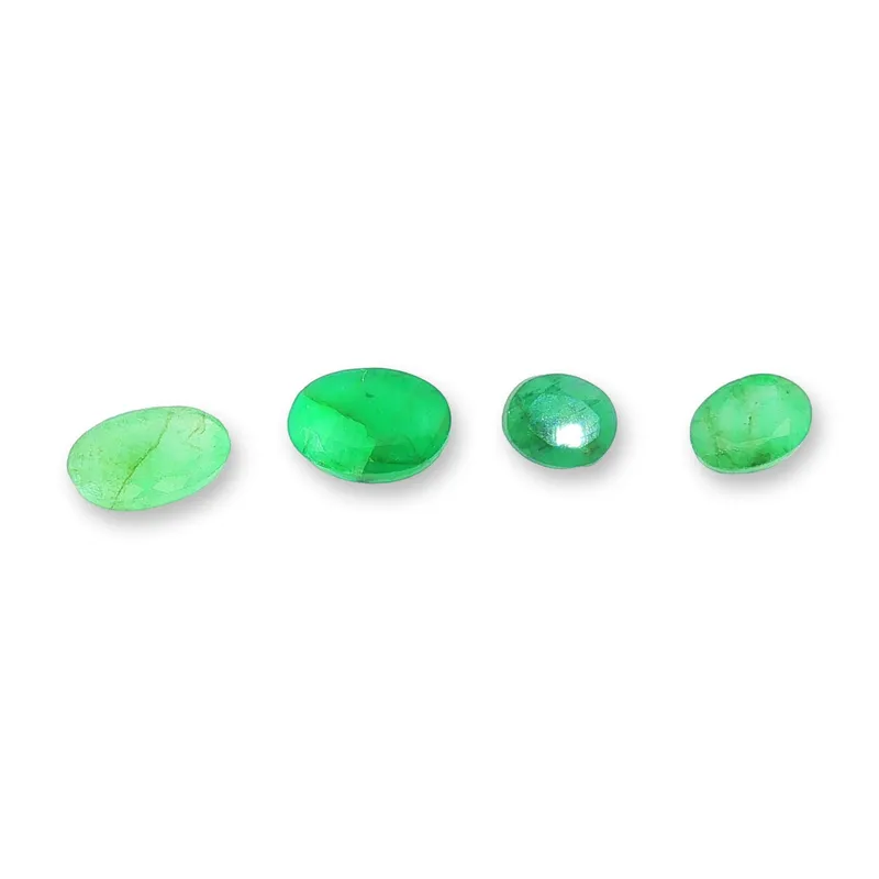 Four Loose Oval Cut Emeralds from auction in Hollywood, Florida — image 24