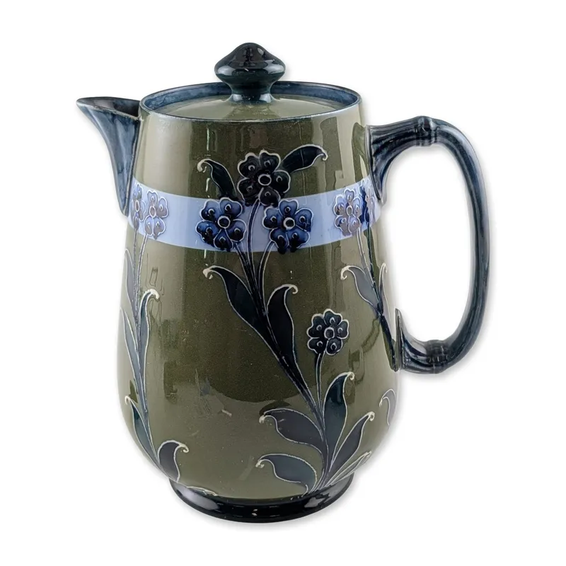 William Moorcroft for Macintyre Florian Ware Ceramic Teapot from auction in Hollywood, Florida — image 31