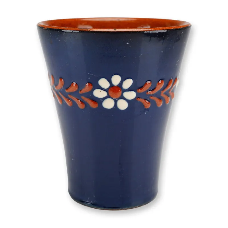 Vintage Redware Blue Art Pottery Bud Vase from auction in Hollywood, Florida — image 24
