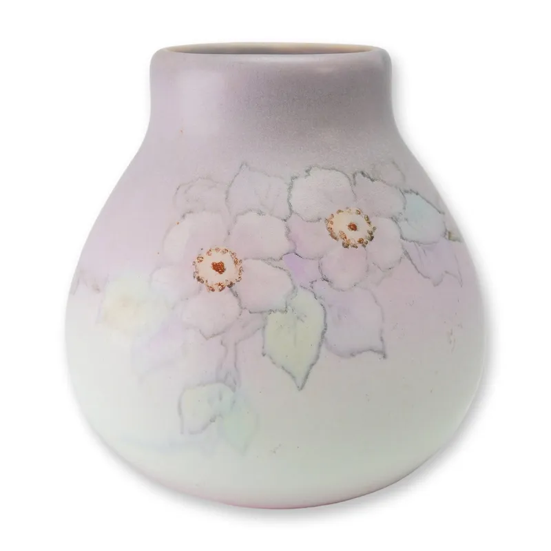 Weller Pottery Matte Glazed Floral Vase, Hudson Perfecto from auction in Hollywood, Florida — image 35