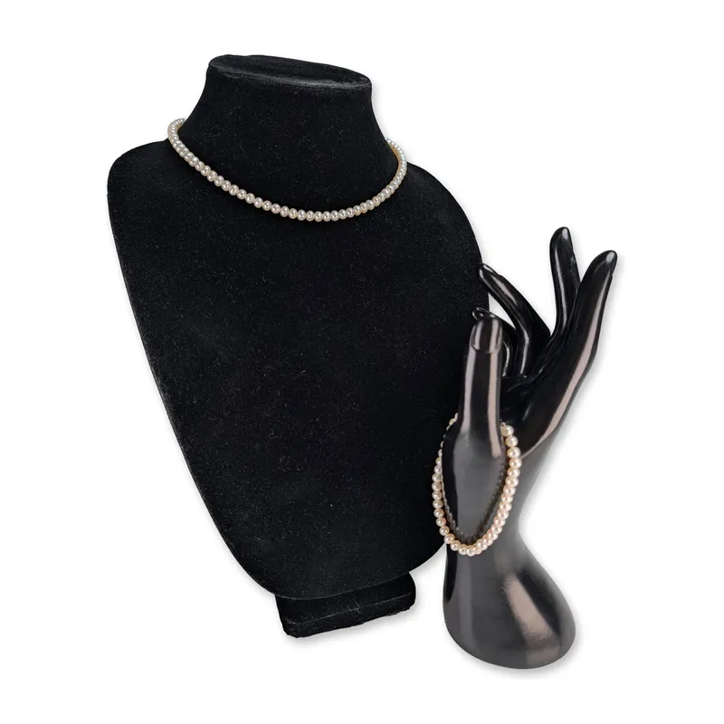14K Gold and Pearl Jewelry Set from auction in Hollywood, Florida — image 5