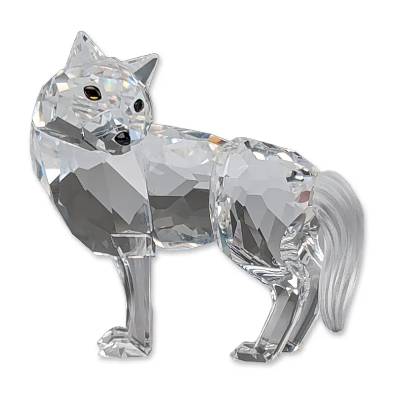 Swarovski Silver Crystal Fairy Tales Wolf Figurine from auction in Hollywood, Florida — image 32