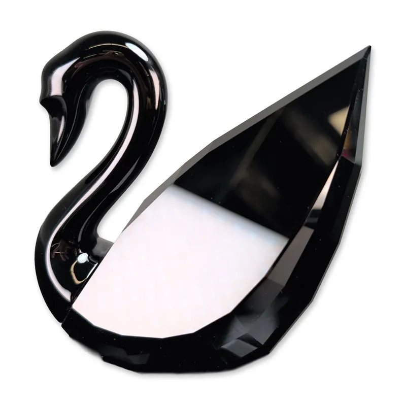 Swarovski Jet Black Crystal Soulmates Swan Figurine from auction in Hollywood, Florida — image 27